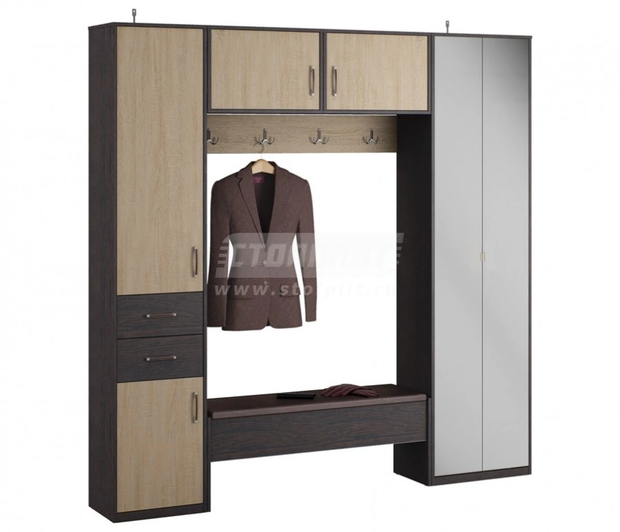 Афина набор с шкафом 2-х дверным с зеркалом