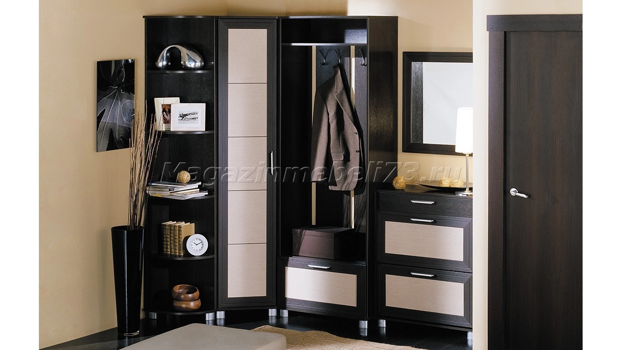 Угловой набор мебели для прихожей «Грета» №3 ГН-119.003