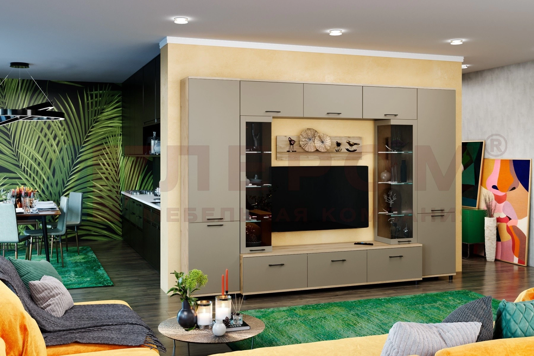 Грейс композиция 6 (В 2264, Ш 3240, Г 442 мм)