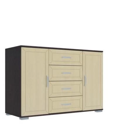 Комод МДФ №5 Венге/Клен Светлый (Ш-1200 × В-810 × Г-445)