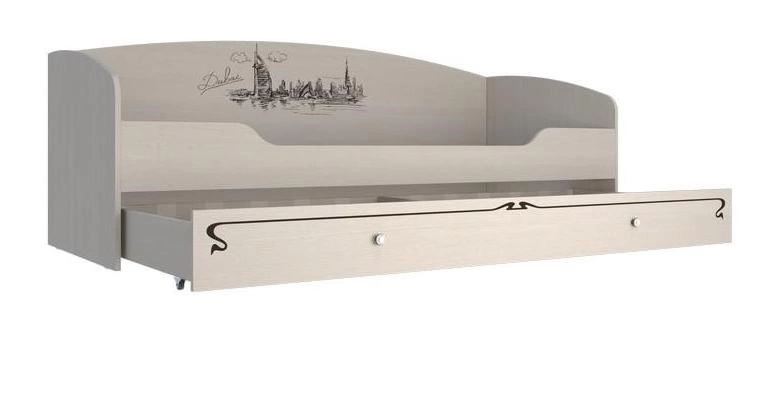 Кровать Односпальная с Ящиком Мийа-3 КР- 301/Фотопечать (Ш-2032 х В-787 х Г-832 мм)