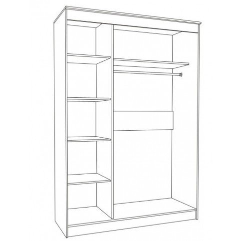 София Шкаф 3-х Створчатый ЛДСП (Ш-1350 х В-2100 х Г-500 мм)/Разные Цвета