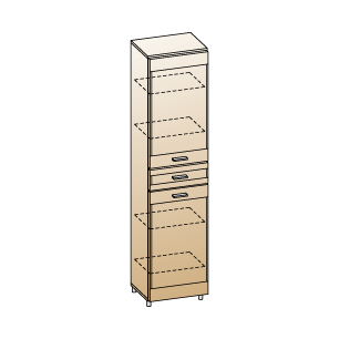 Камелия Шкаф для одежды и белья ШК-2645