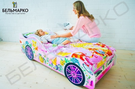 Детская кровать-тачка ФЕЯ