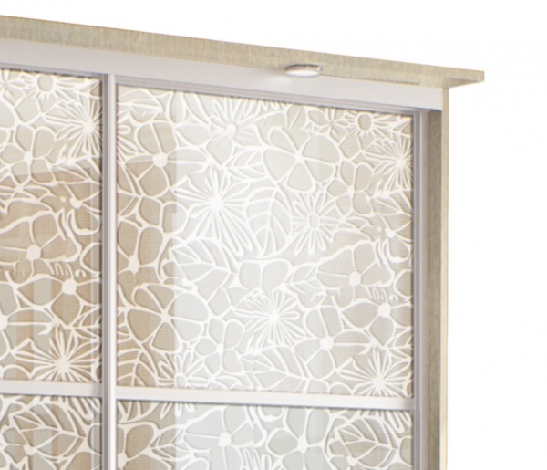 Шкаф 2-х дверный СБ-1083БП Дуб Молочный