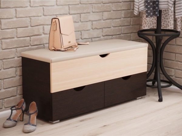 Скамья с тумбой "Мягкая-2"