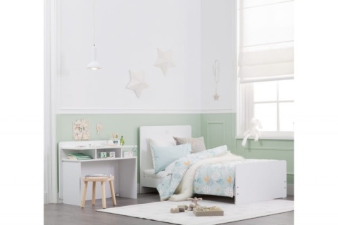 Кроватка-трансформер "Baby Cotton" с полками