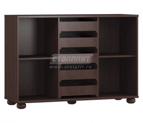 Верди СБ-1448 Комод 2-х дверный с 5-тью ящиками