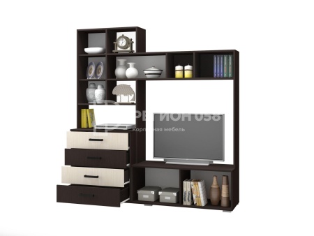 Гостиная Ноктюрн-11 №2 /Разные Цвета (Ш-3200 x В-2120 x Г-470 мм)