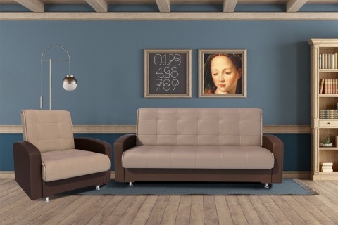 Комплект мягкой мебели "Лидер" бнп + кресло