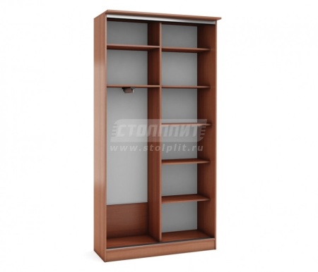 Шкаф 2-х дверный СБ-1085БП Яблоня + торц шкаф