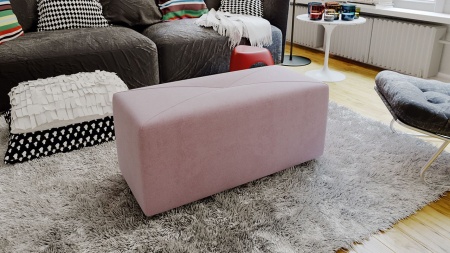 Пуф Тип 7 (Велюр Светло-Лиловый)