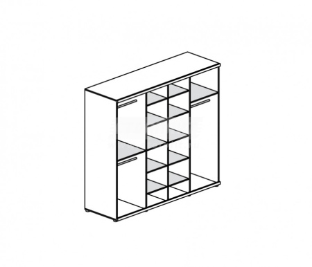 Гретта СБ-207 Шкаф 4-х дверный