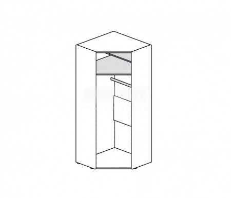 Гретта СБ-961 Шкаф угловой