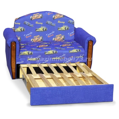 Детский Диван-Софа Вперед/Раскладной с Ящиком для Белья (Ш-700 х Д-1300 мм)