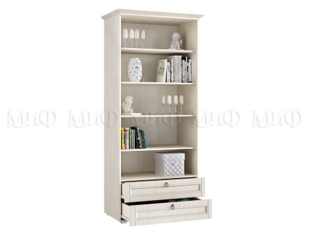 Шкаф Бельевой  Элит-1 МДФ Сандал Светлый (Ш-975 мм x Г-577 мм х В-2185 мм)