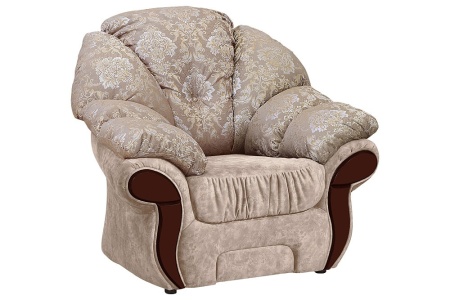 Кресло отдыха Глория-23 (декор массив орех)