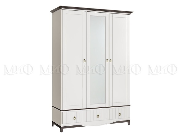 Шкаф 3-х Створчатый Виолетта МДФ (Ш-1450 мм x Г-560 мм х В-2135 мм)