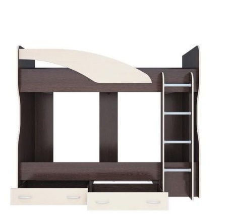 Кровать Двухъярусная (Д-2032хВ-1700хГ-1000 мм)/Разные Цвета