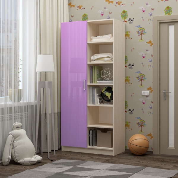 Шкаф Ириска-9 МДФ (Ш-1000 х В-2000 х Г-440 мм)/Разные Цвета