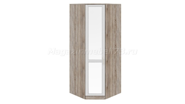 Шкаф угловой с 1-ой зеркальной дверью левый «Прованс» СМ-223.07.007L