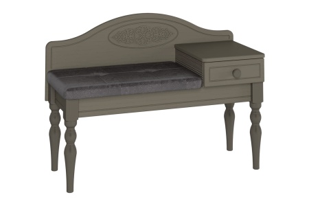 Банкетка "Ассоль Plus" для прихожей АС-41 (правая)