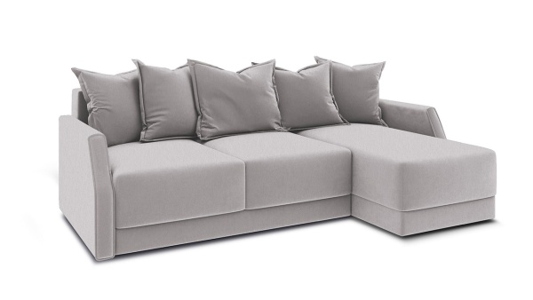 Диван Угловой Люксор Slim Т1 Разные Цвета/Д-2330 х Ш-1650 х В-830 мм