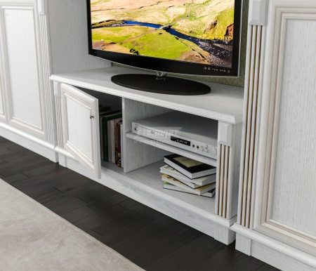 Гостиная Версаль  L-4454 Белый Ясень (Ш-4440 X В 2184 X Г 440 мм)