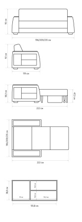 Диван Sunset Виолет