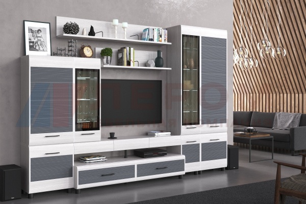 Гостиная-Стенка Камелия №2 (В-2172 х Ш-3060 х Г-452 мм)