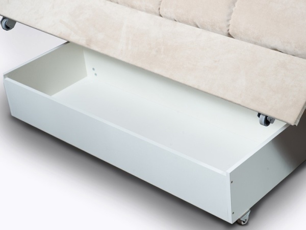 Диван Carina Прямой c Коробом для Белья Топленое Молоко