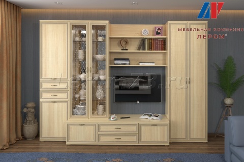 Гостиная-Стенка Карина-14 (В-2224 х Ш-3060 х Г-448 мм)