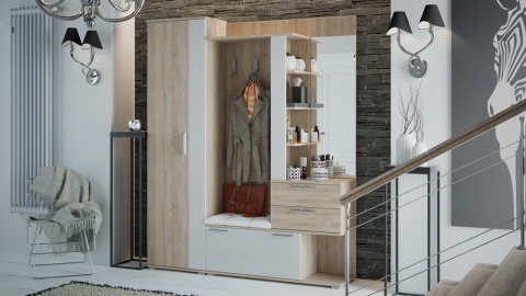 Прихожая «Эрика №1» Разные Цвета/Ш-1640×Г-357×В-1998 мм