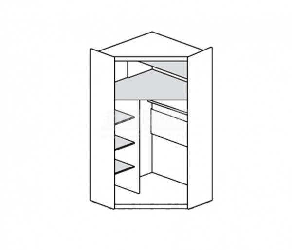 Сити СБ-218 Шкаф угловой