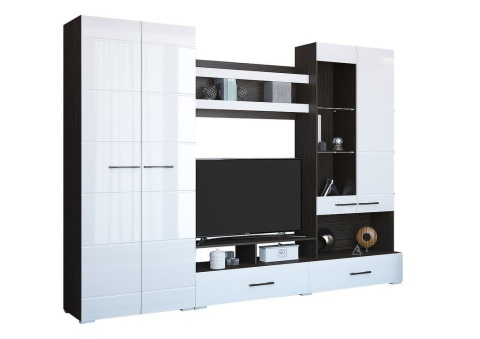 Гостиная Ницца-1 ( Ш-2800 мм x В-2000 мм x Г-466 мм)/Разные Цвета