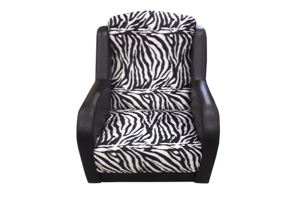 Кресло Дачник-1 с кожаными подлокотниками