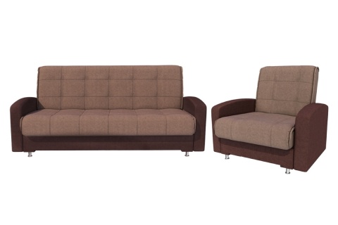 Комплект мягкой мебели "Лидер" бнп + кресло