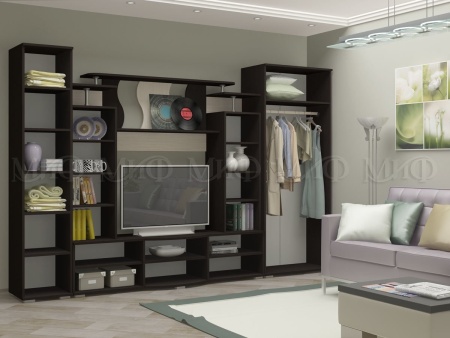 Гостиная Виола (Ш-3050 мм x В-2120 мм x Г-560 мм)/Разные Цвета