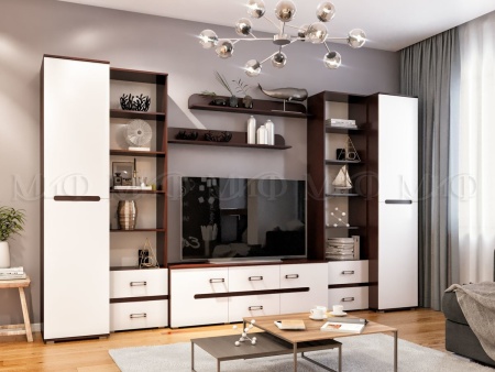 Гостиная Каролина МДФ (Ш-3668 мм x В-2236 мм x Г-524 мм)/Разные Цвета