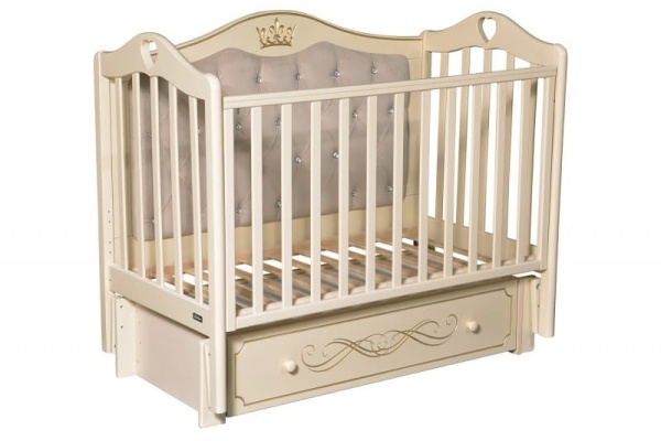 Кроватка с маятником "Rouz Elegance Premium"