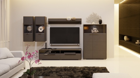 Гостиная «Наоми» №1 Разные Цвета/Ш-3062 × В-1623 × Г-440 мм