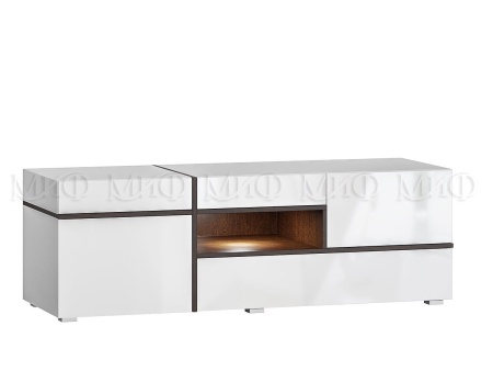 Тумба TV Мадрид МДФ Белый Глянец (Ш-1500 мм x В-500 мм x Г-524 мм)