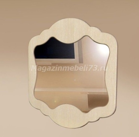 Виктория Зеркало с Держателем на Комод МДФ (Ш-700 х В-800 мм)/Разные Цвета