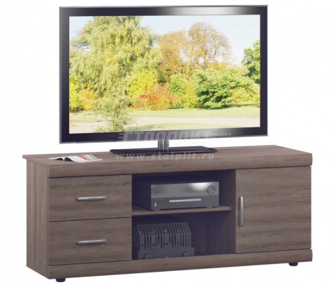 Тумба ТВ Монако СБ-2136 Дуб Сонома Трюфель/Ш-1320 X В-540 X Г-440 мм