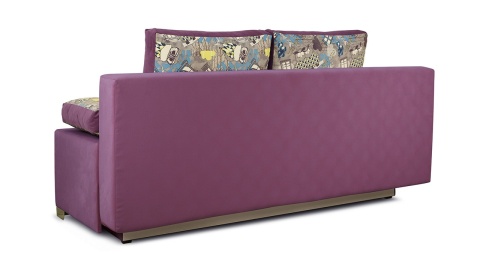 Диван «Дерби» (Maserati 18 (велюр) фиолетовый, подушка Urban (велюр) Filin)/Д-1940х Ш-860х В-760мм