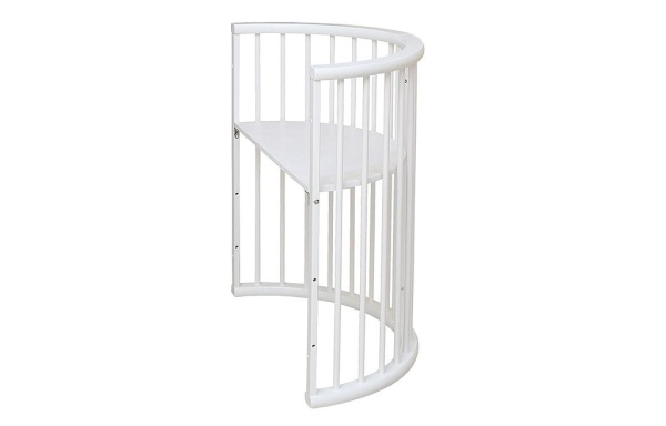 Детская Кровать-Трансформер Массив+МДФ Белая Малыш/Разные Цвета Ш-1270 х В-875 мм