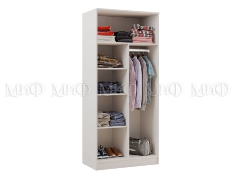 Шкаф 2-х Створчатый Вирджиния (Ш- 900 х В-2016 х Г-520 мм)/Разные Цвета