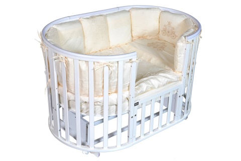 Кроватка с маятником "Laura Plus" 6 в 1